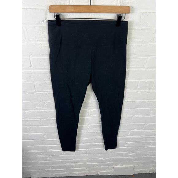 Soft Surroundings Women's High-Waist Leggings Stretch Black Size Medium - Picture 3 of 7